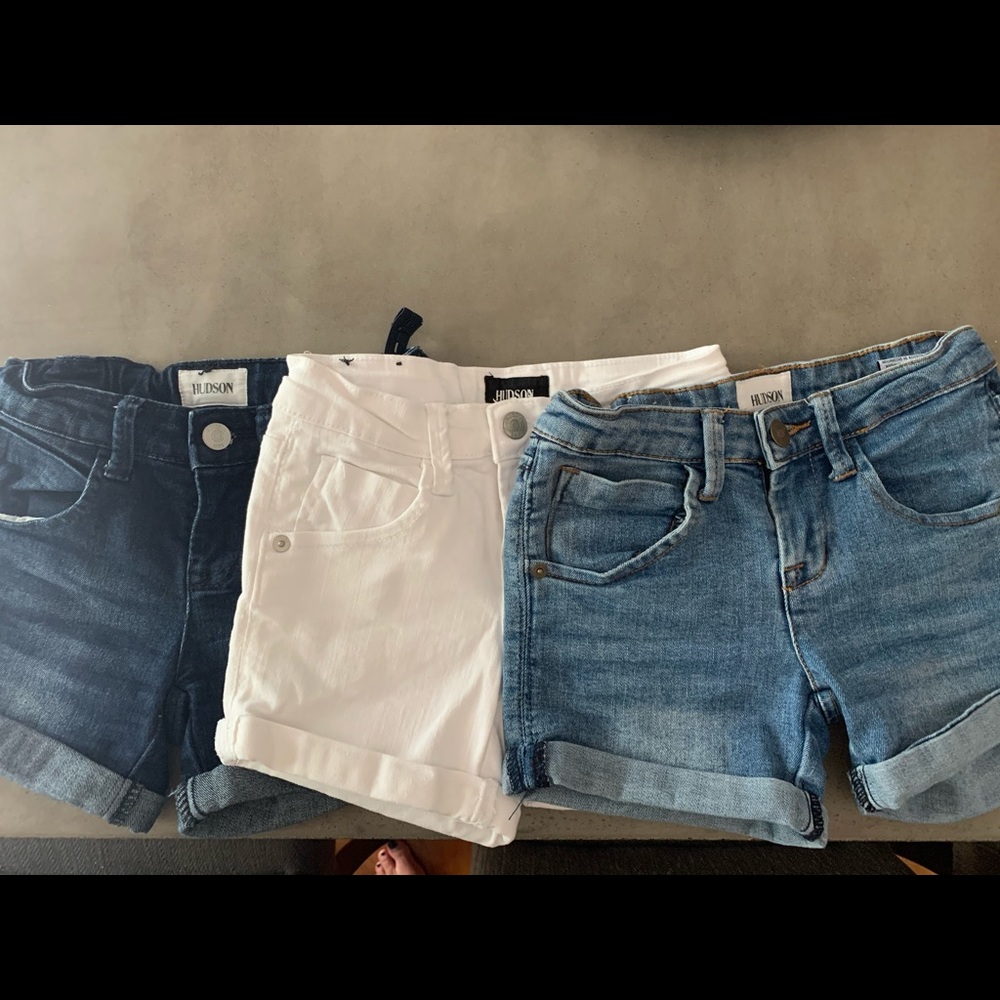 Hudson Denim Shorts EUC, Girls Size 8